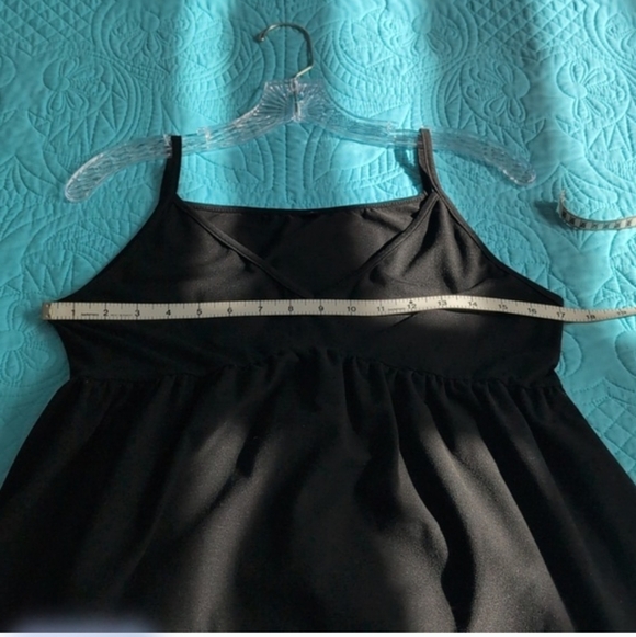 Spring Top Black Knit Camisole Spaghetti Strap Tank Top Large Cami - Picture 9 of 9